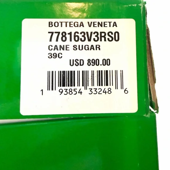 BOTTEGA VENETA INTL SARL LUXEMBOURG AMY FLAT SANDAL Size 8-8.5 W Retail $890.0 - Picture 5 of 7